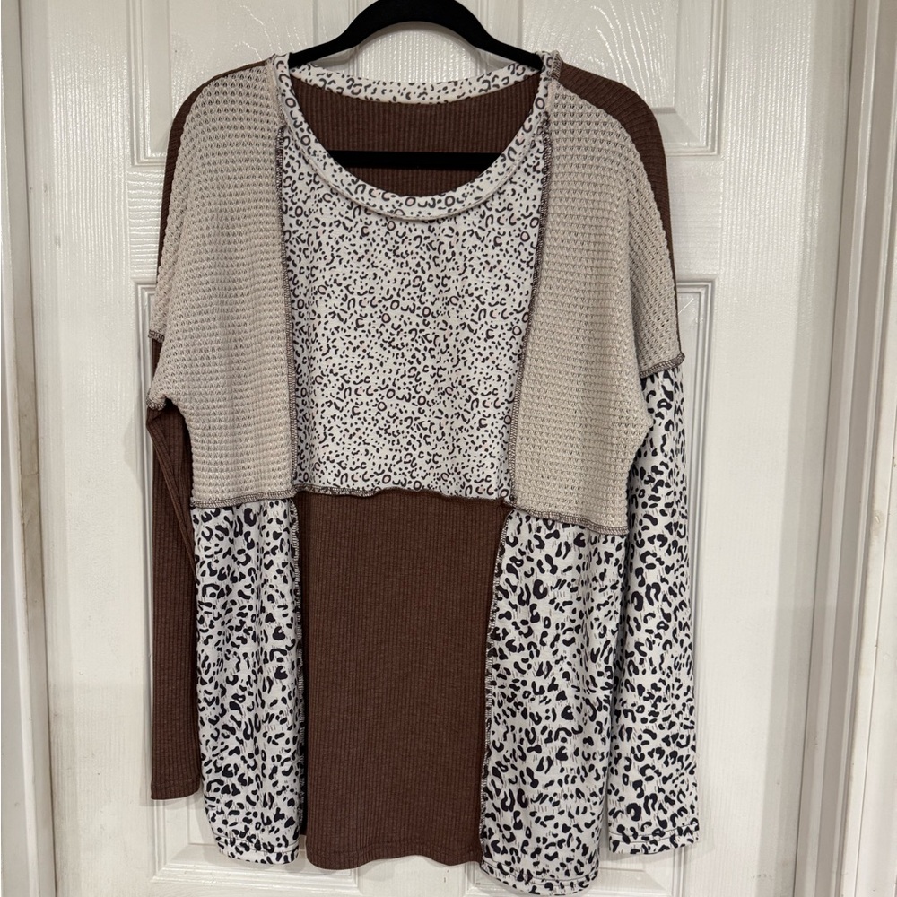 Animal print top